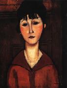 Amedeo Modigliani Ritratto di ragazza (Portrait of a Young Woman) Sweden oil painting artist